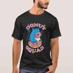 Donut Squad Doughnut Stress Cat Chill Candy Pastry T-Shirt