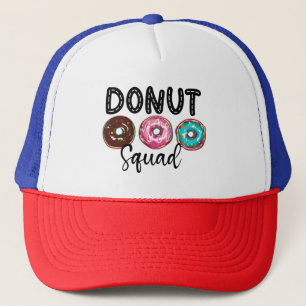 Donut Squad Group Matching Party Theme  Trucker Hat