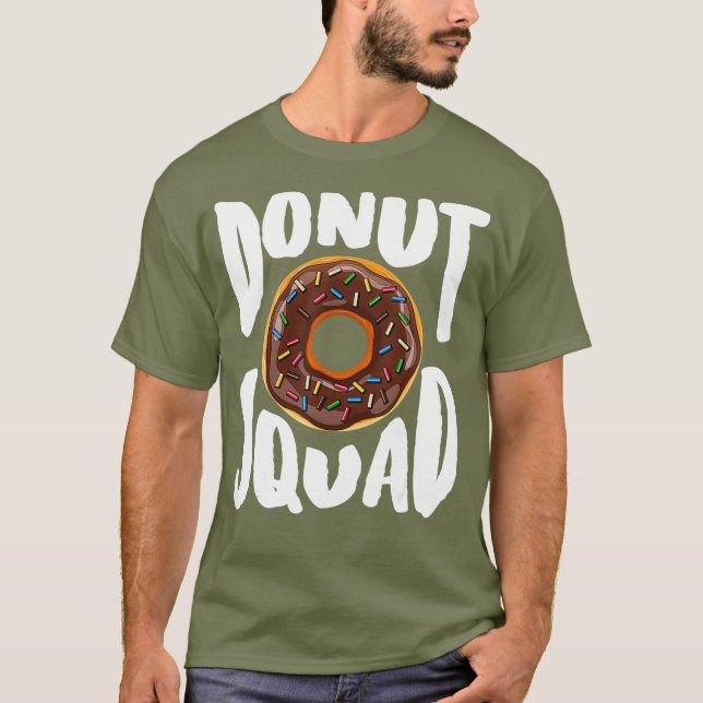 Donut Squad Shirt  Cool Donut Lover  Doughnut (Front)