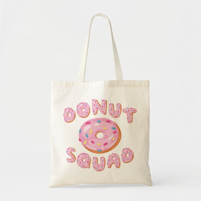 Donut Squad Tote Bag (Front)