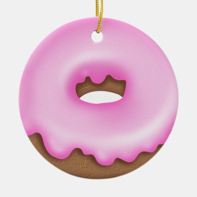 Donut - SRF Ceramic Ornament (Front)