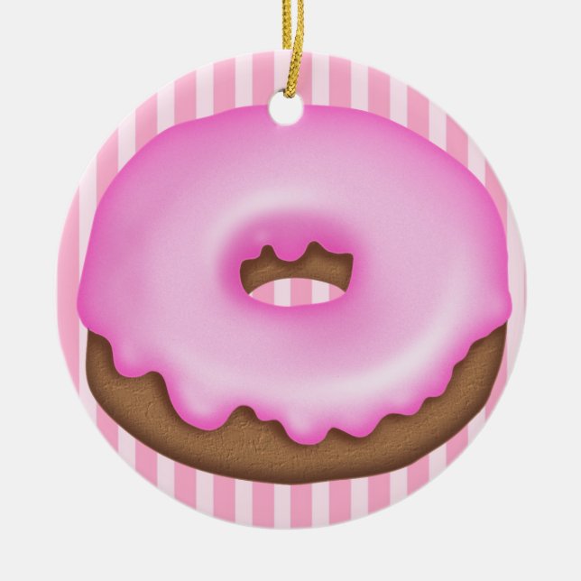 Donut - SRF Ceramic Ornament (Front)