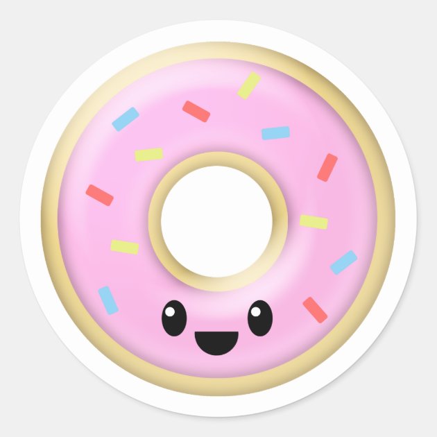 Donut Sticker | Zazzle