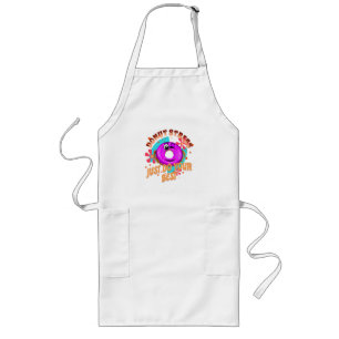 Donut Stress Just Do Your Best, Motivational Long Apron