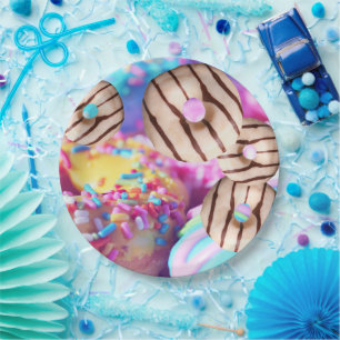Donut Style Paper Party Plates