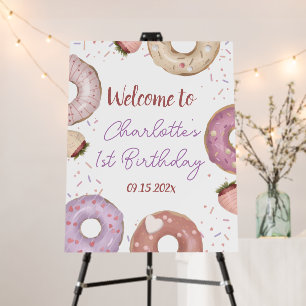 Donut Sweet Birthday  Foam Board