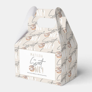 Donut sweet one 1st birthday party favor boxes