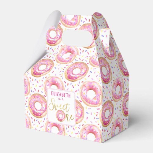 Donut Sweet One 1st Birthday Party  Favor Boxes