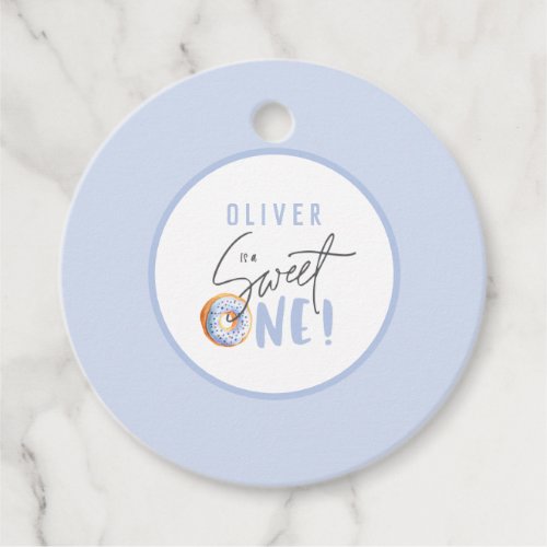Donut sweet one 1st birthday party favor classic  favor tags