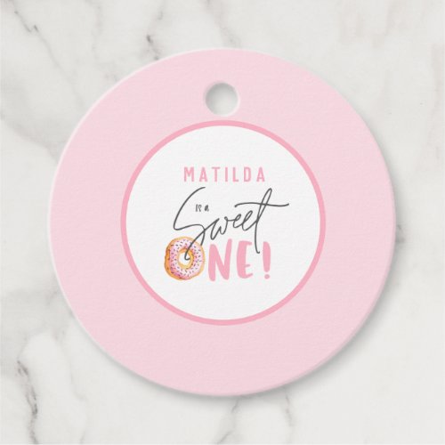 Donut sweet one 1st birthday party favor  favor tags