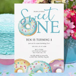 Donut Sweet One 1st Birthday Party Invitation at Zazzle