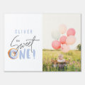 Donut sweet one 1st birthday party sign | Zazzle
