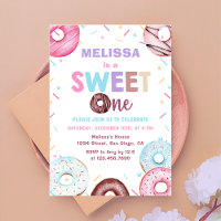 Donut Sweet One Birthday Party Donut 1st Birthday