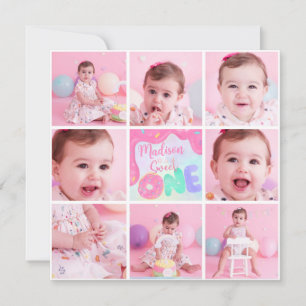Donut Sweet One Invitation