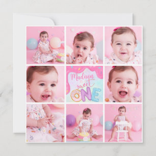 Donut Sweet One Invitation