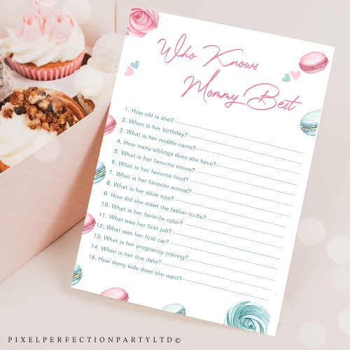 Donut Sweet Who Knows Mommy Best Baby Shower  Invitation