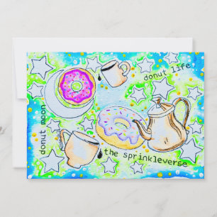 Donut Thank You Card