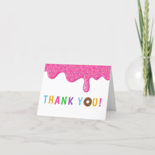 Donut Thank You Card