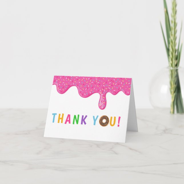 Donut Thank You Card (Front)