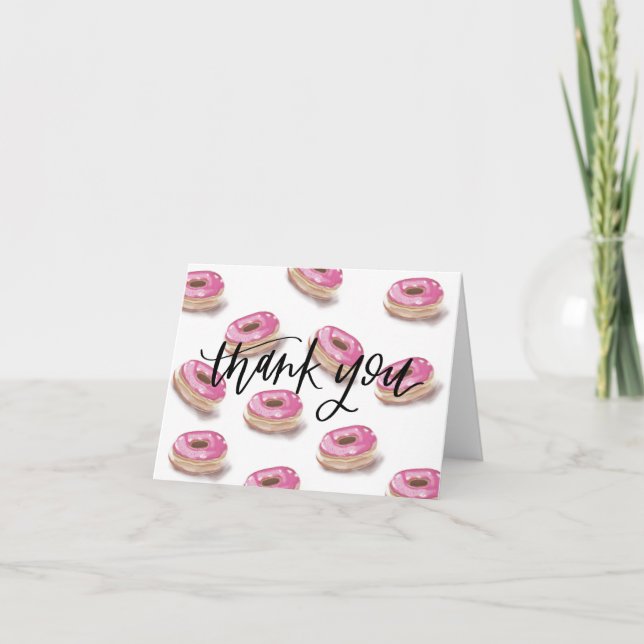 Donut thank you card (Front)