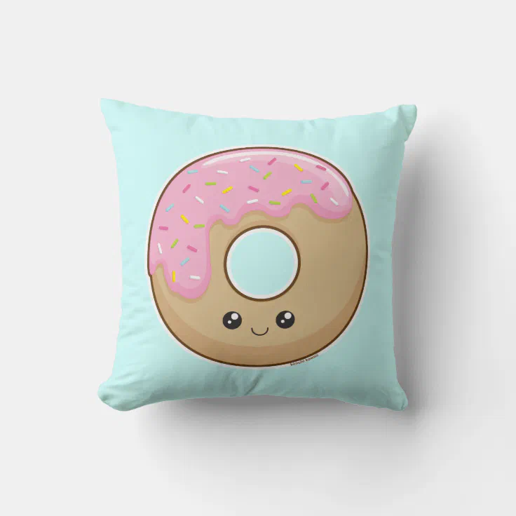 Donut Throw Pillow | Zazzle