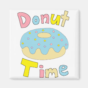Donut Time Magnet