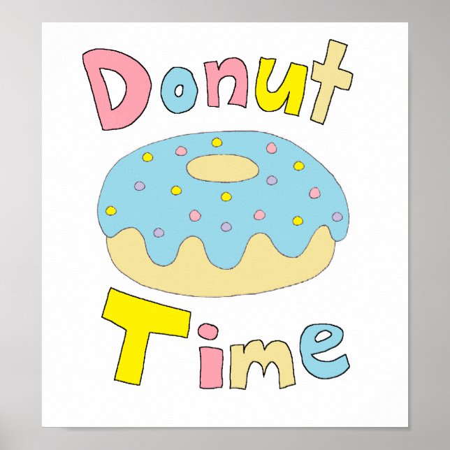 Donut Time Poster (Front)