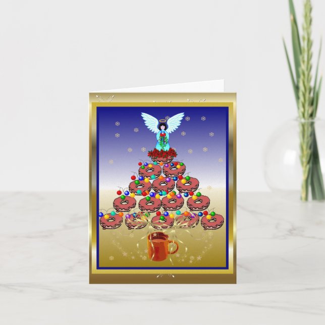 Donut Tree Holiday Card (Front)