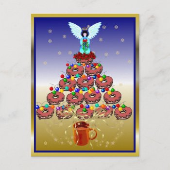 Donut Tree Postcard by Crazy_Card_Lady at Zazzle