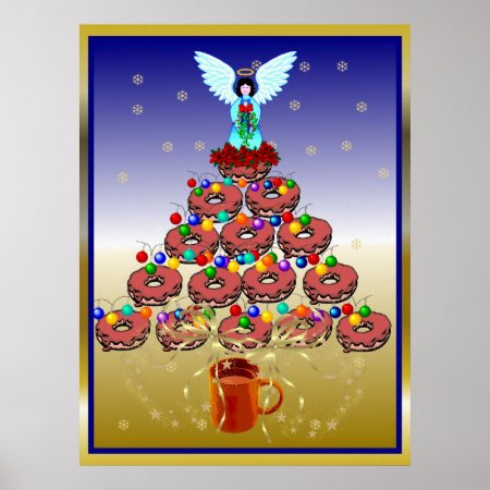 Donut Tree Poster