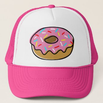 Donut Trucker Hat by UDDesign at Zazzle