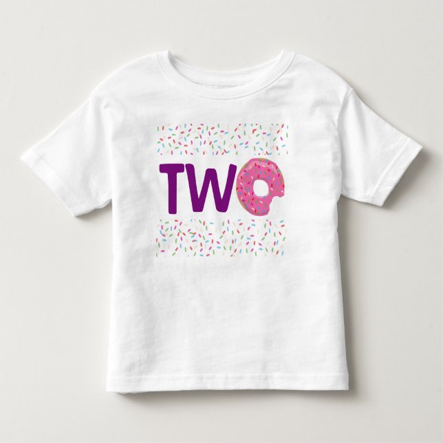 Donut TWO Toddler T-shirt (Front)