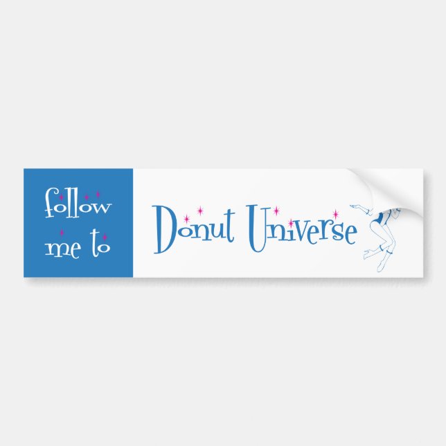 Donut Universe Bumper Sticker (Front)