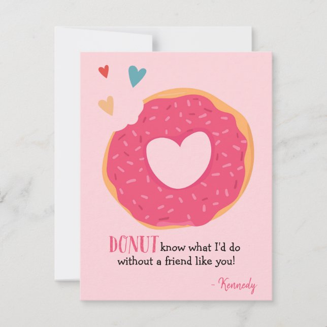 Donut Valentine Holiday Card (Front)