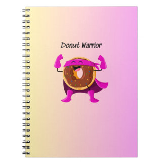 Donut Warrior Notebook