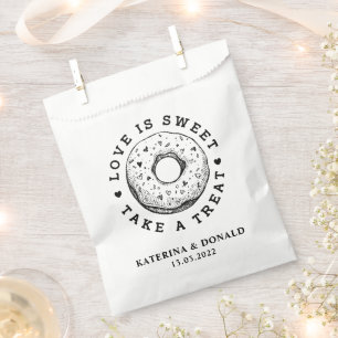 Donut Wedding Favor Bag