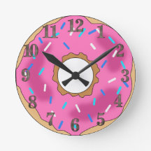 Donut with glaze and straw