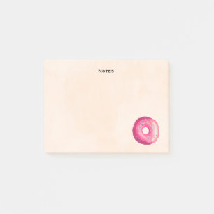 Donut With Pink Frosting And Sprinkles Post-it Notes