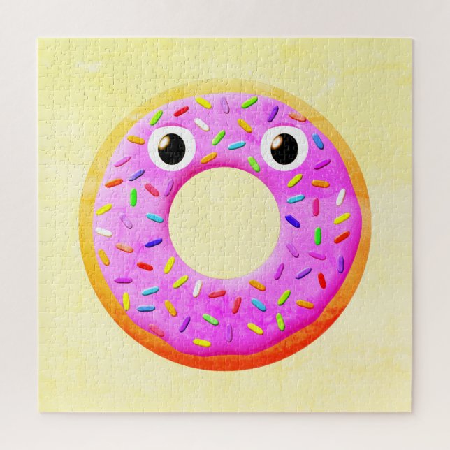 Donut With Sprinkles Drawing Jigsaw Puzzle (Vertical)