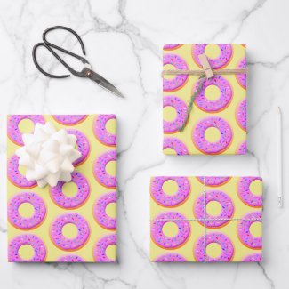 Donut With Sprinkles Drawing Pattern