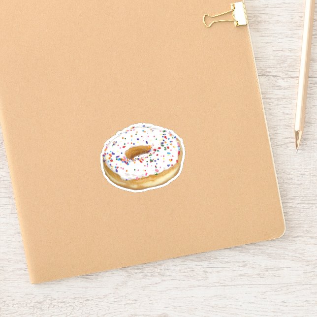 DONUT WITH SPRINKLES STICKERS (Notebook)