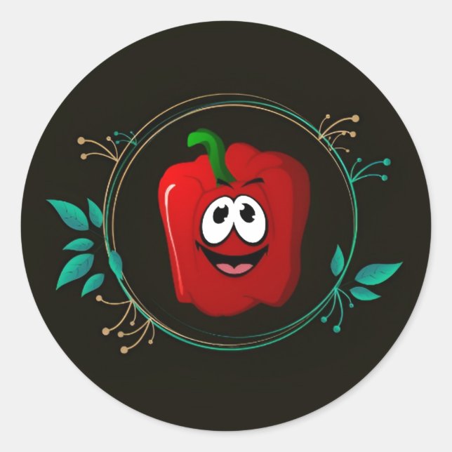 "Donut Worry, Be Happy!" Classic Round Sticker (Front)