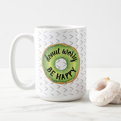 Donut Worry Be Happy Coffee Mug