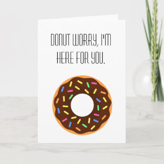 Donut Worry! Card
