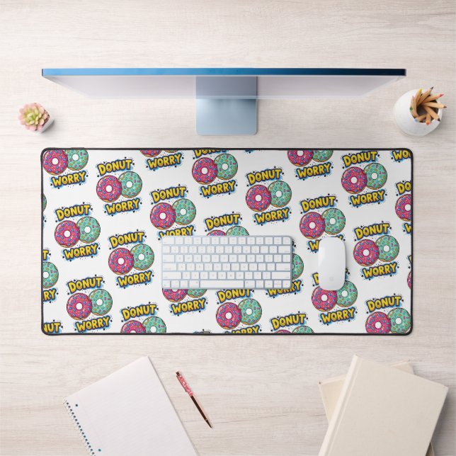 Donut Worry Desk Mat (Office 1)