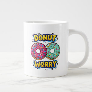 Donut Worry Jumbo Specialty Mug
