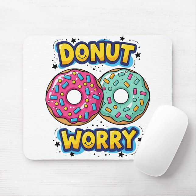 Donut Worry Mousepad (With Mouse)
