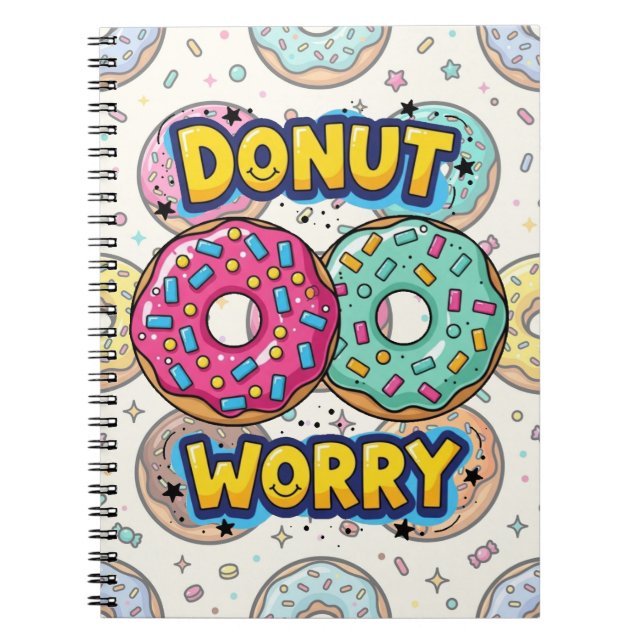 Donut Worry Notebook (Front)