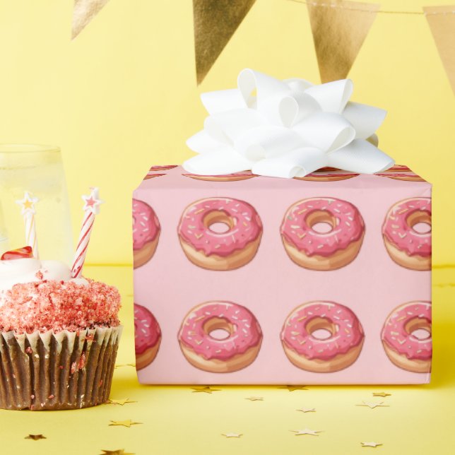 Donut Wrapping Paper  (Birthday Party)
