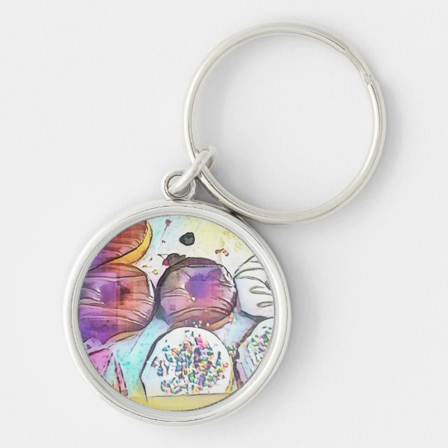 Donuts 12017 Premium Keychain (Front)